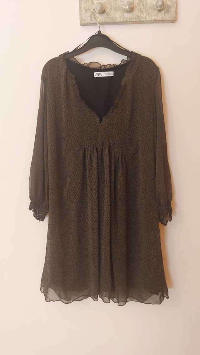Vestido fluido zara