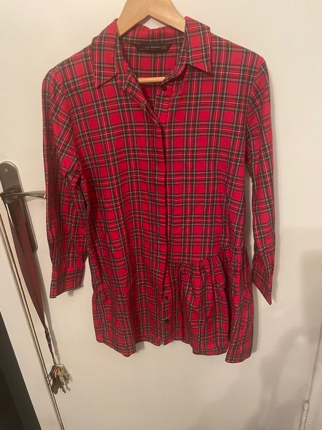 Vestido cuadros escoceses