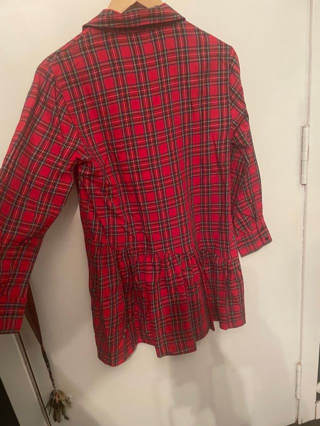 Vestido cuadros escoceses