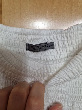 Mono blanco Bershka