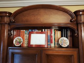 Librería con vitrina Madera 