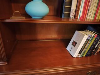 Librería con vitrina Madera 