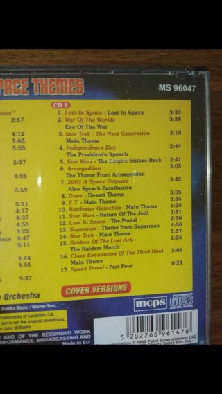 Space Themes Best Science Fiction Soundtracks CD