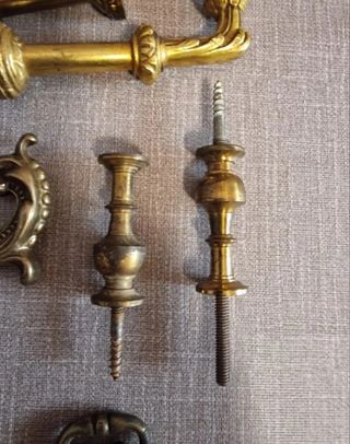 LOTE DE HERRAJES BRONCE, PUERTAS...