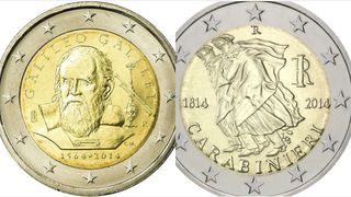 Moneda 2 euros Italia 2014 sc