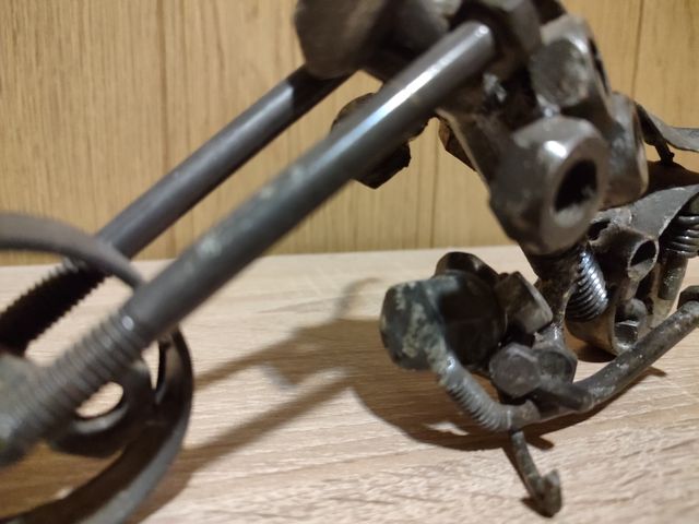 Adorno moto metal soldado artesanal