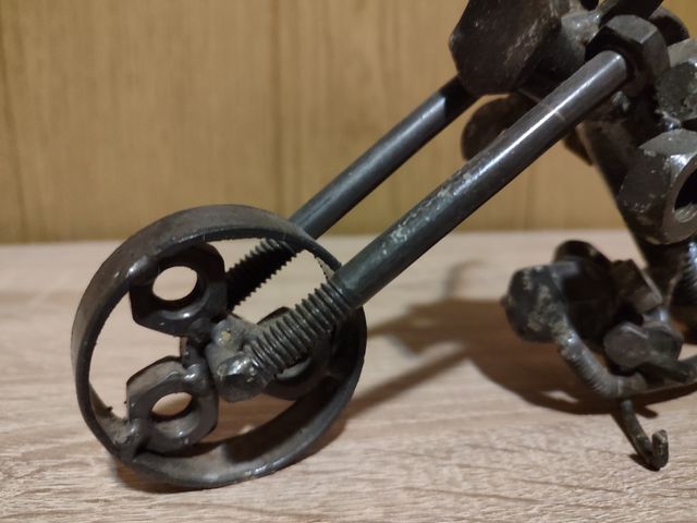 Adorno moto metal soldado artesanal