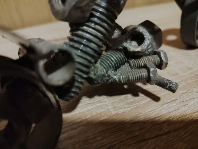 Adorno moto metal soldado artesanal