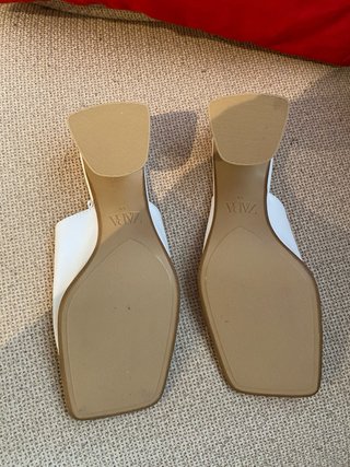 sandalia zara tacon ancho