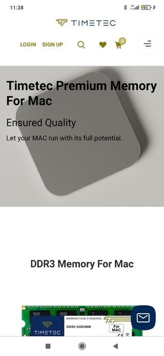 Memoria para ordenador Mac