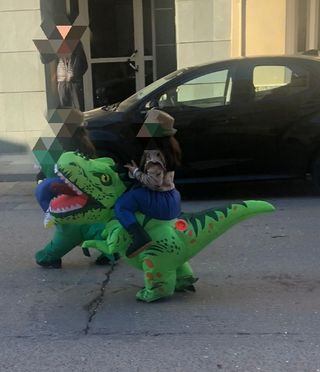 Disfraz dinosaurio