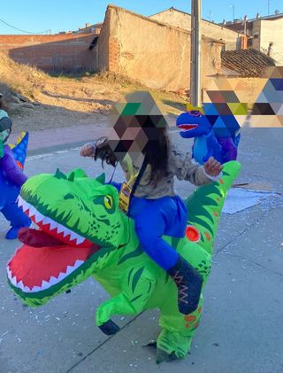Disfraz dinosaurio