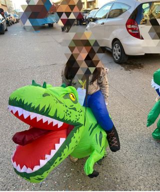 Disfraz dinosaurio