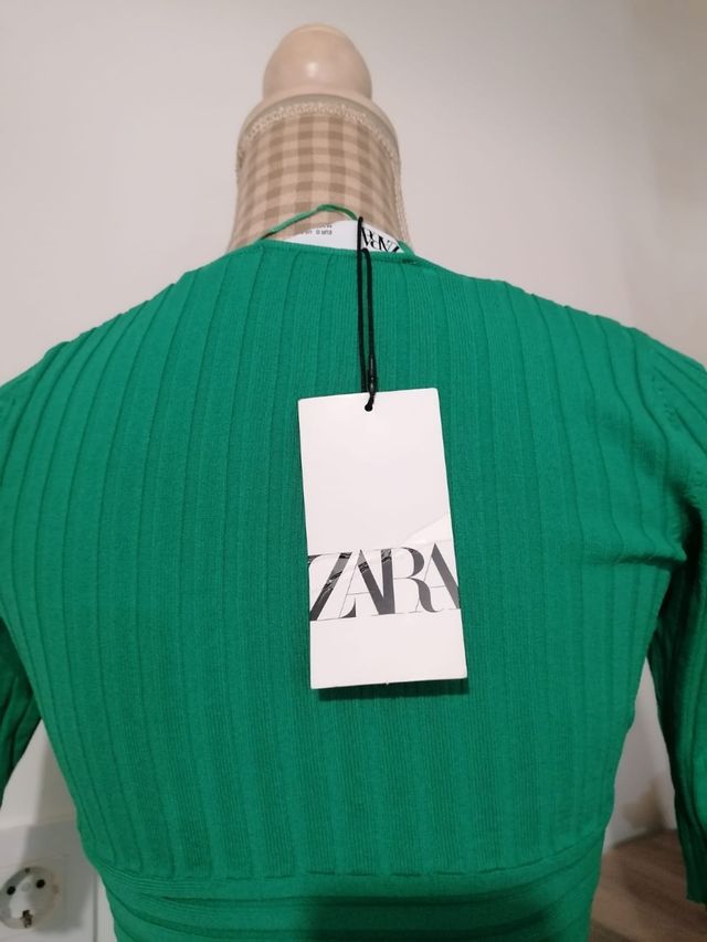 Vestido elástico Verde