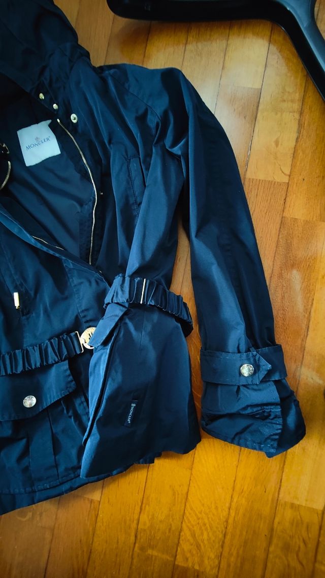 Parka donna moncler blu