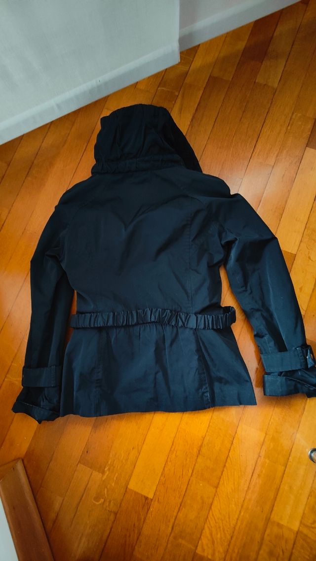 Parka donna moncler blu