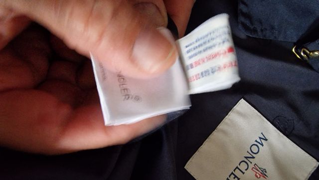 Parka donna moncler blu