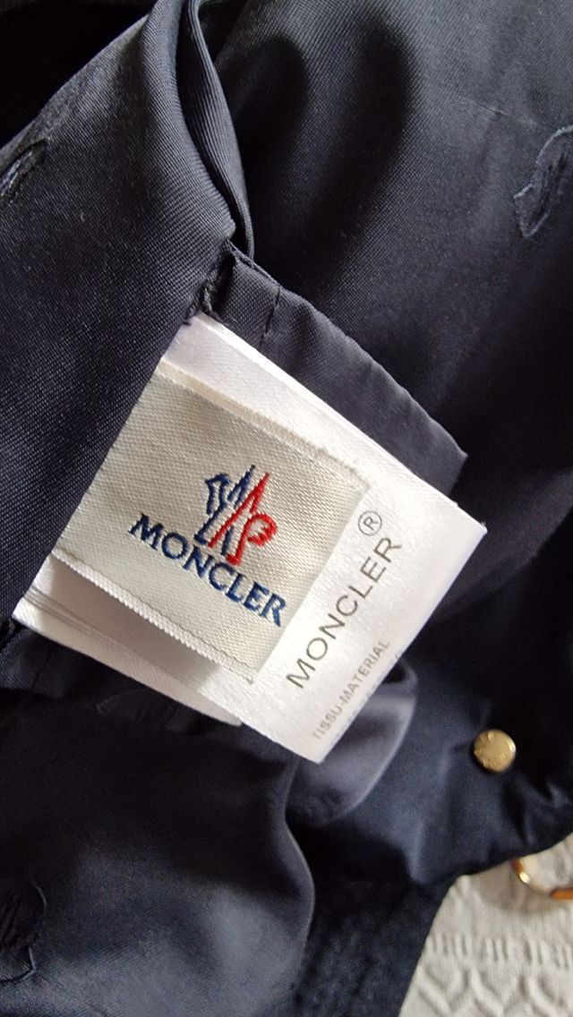 Parka donna moncler blu