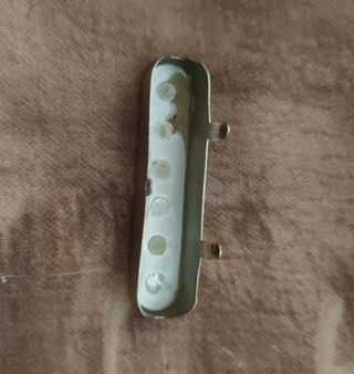 Embellecedor metálico mate pastilla mástil Fender 
