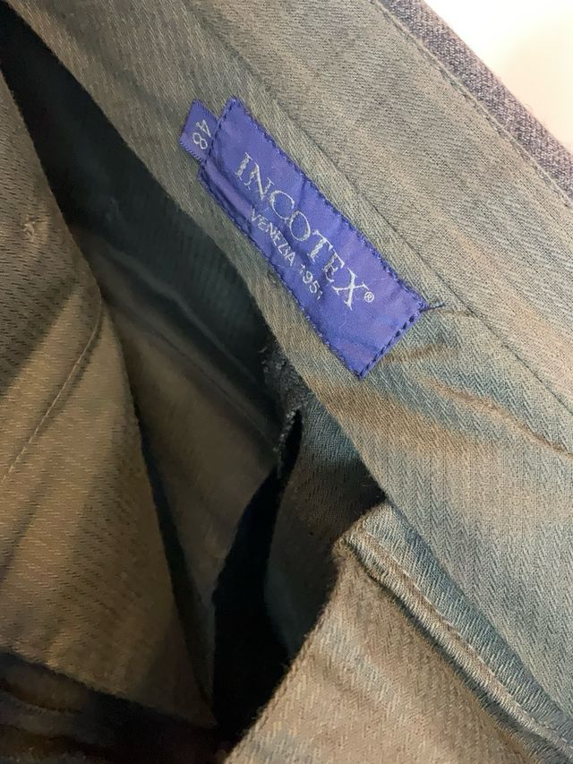 set 2 paia di pantaloni classici uomo