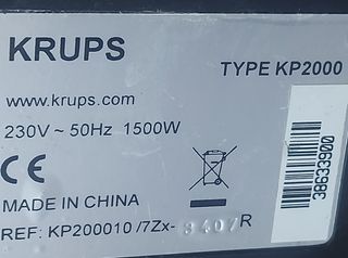 Bloque cafetera krups kp2006 kp2000