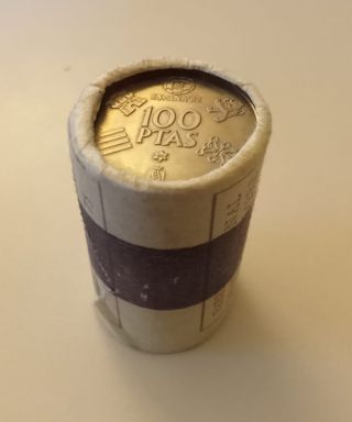 Cartucho 25 ud. 100 pesetas año 1980 J.Carlos I