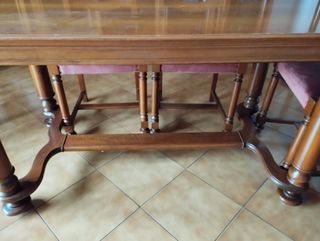 Tavolo da pranzo in legno massello 90x180