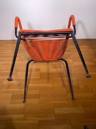 Sedia Poltroncina da Bar anni 60’ ARANCIONE