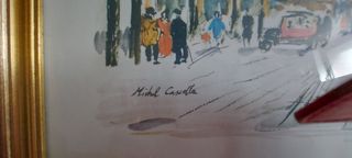 Michel Cascella Veduta di Parigi