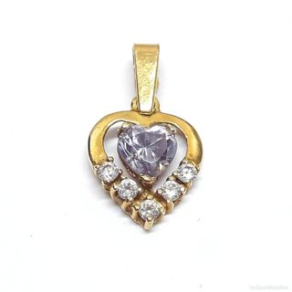 Colgante oro corazón 