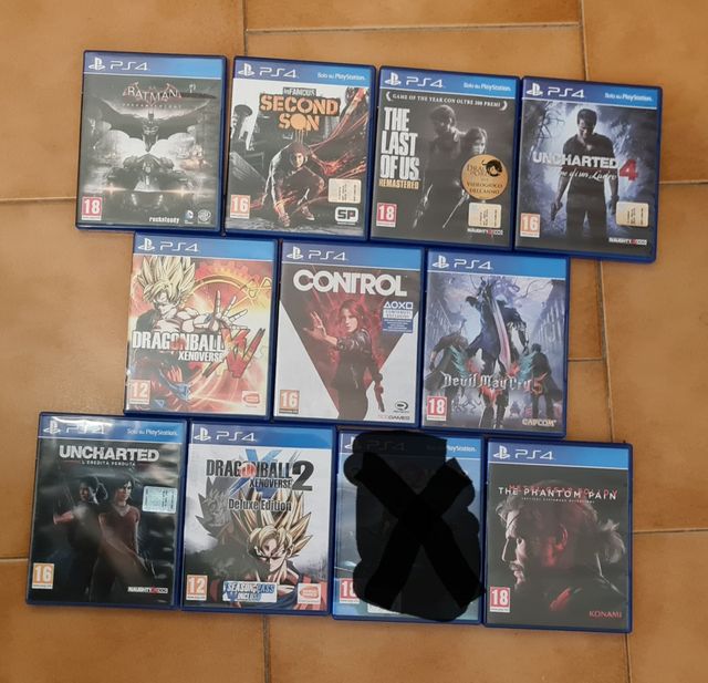 Giochi PS4 (prezzo per ogni gioco)