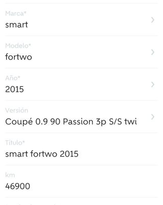 smart fortwo 2015
