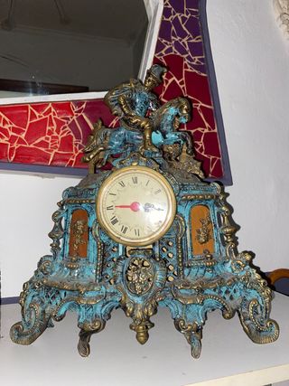 OROLOGIO IN BRONZO, DA TAVOLO