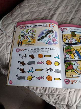 Libros ingles niños, de una academia