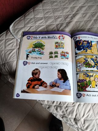 Libros ingles niños, de una academia