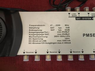 MULTISWITCH PMSE 9/16 HQNT + 2X QUATTRO LNB