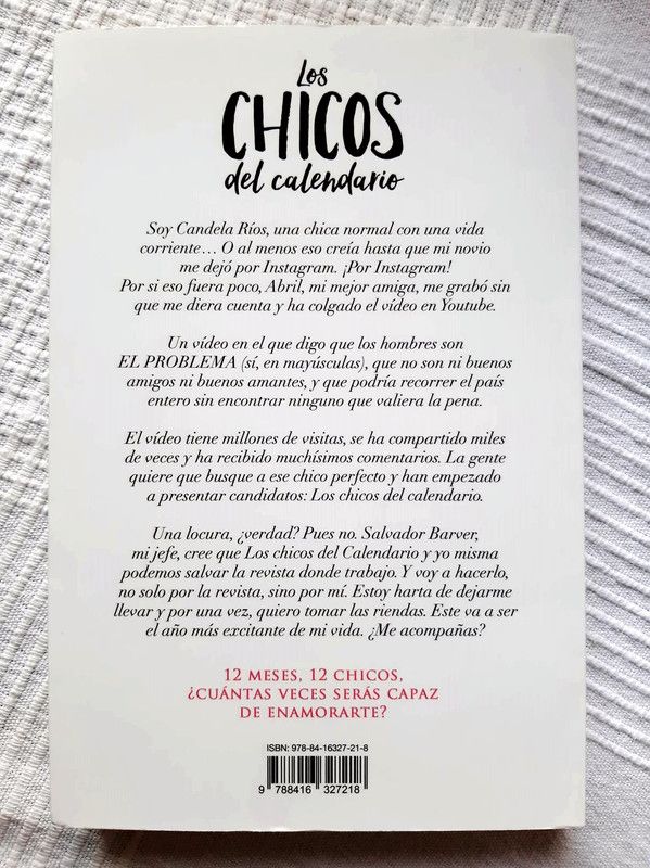 Los chicos del calendario 1. Enero de Candela Ríos