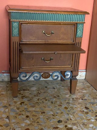 ESCRITORIO 115x50x80 MESITA 54x35x62 CABECERO 135x