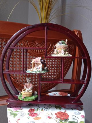 COLECCIÓN BARRIL BAR CONEJOS CUENTO FIGURA ANTIGUA