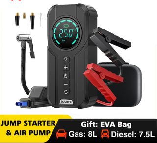 BOOSTER Arrancador batería coche/inflador Ruedas
