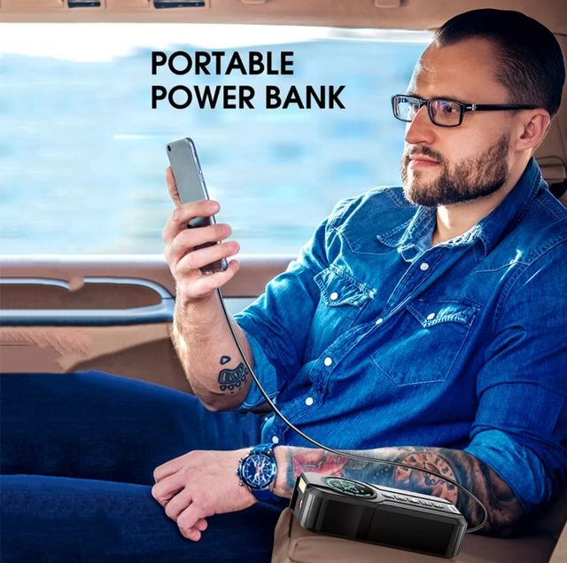 BOOSTER Arrancador batería coche/inflador Ruedas