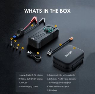 BOOSTER Arrancador batería coche/inflador Ruedas