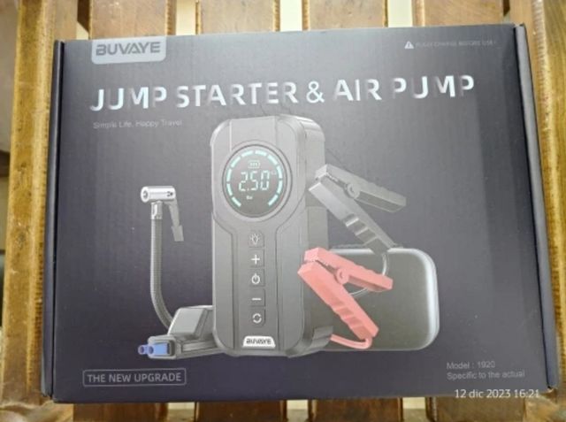 BOOSTER Arrancador batería coche/inflador Ruedas