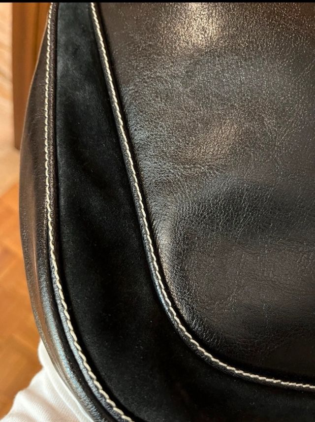 borsa vera pelle e scamosciata, made in italy