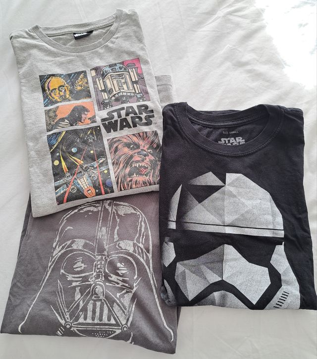 Lote camisetas StarWars. 13-14 años
