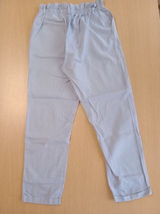 Pantaloni in cotone azzurri, tg M.