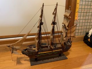 Maqueta Barco madera