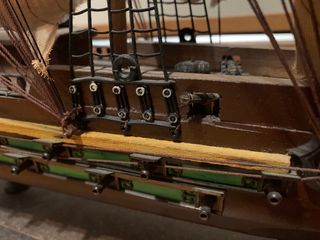 Maqueta Barco madera