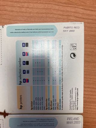 cartucce originali hp 19 black + 49 tri-colour