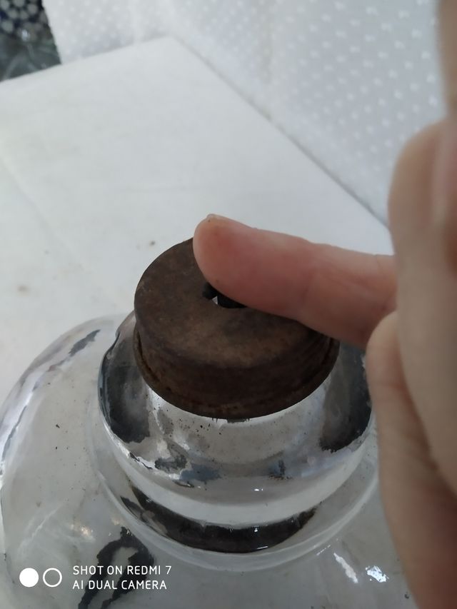 Depósito para la  gasolina, Antigua Moto.